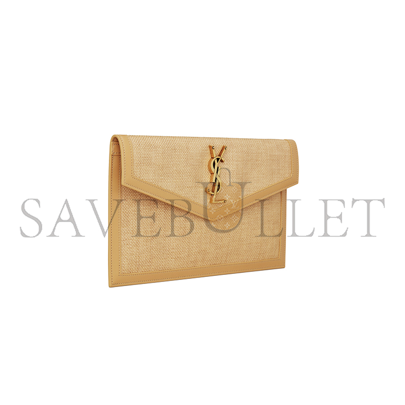 Y*L uptown pouch in micro raffia 5657392uf2w9985 (27*16*2cm)